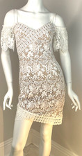 NWT GUESS White Lace Off-the-Shoulder  Dress Size 2