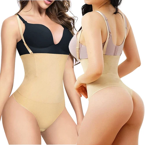 Women's Best Shaping Thong Shapewear Pull Me In Pants High Waist Magic Knickers - Picture 34 of 41