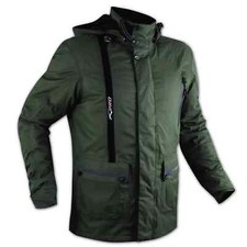Giacca Giaccone Moto Scooter UOMO Fodera Removibile Tessuto Impermeabile Verde