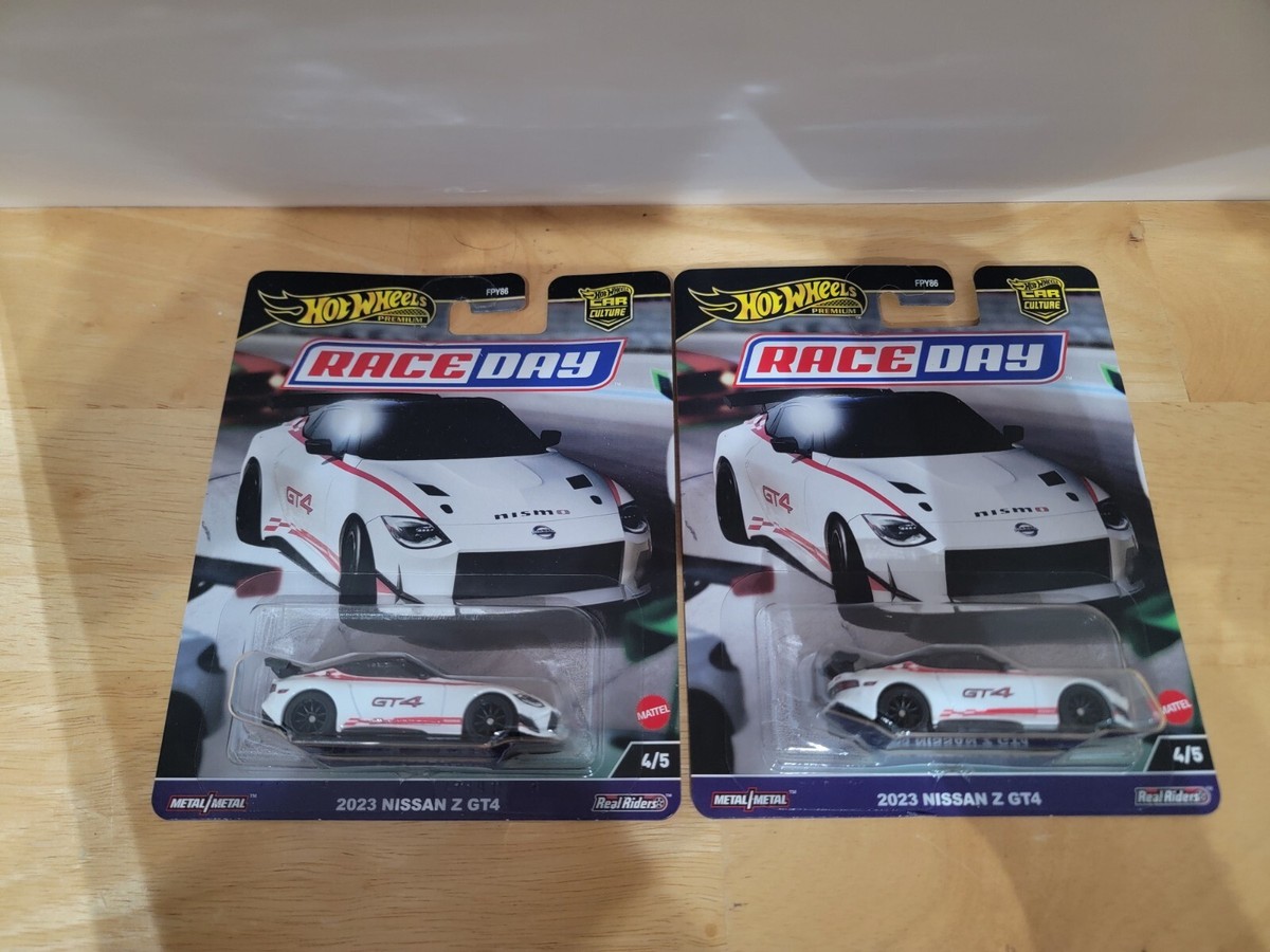 Hot Wheels Premium 2023 Nissan Z GT4 RACE DAY Lot Of 2 Car Culture
