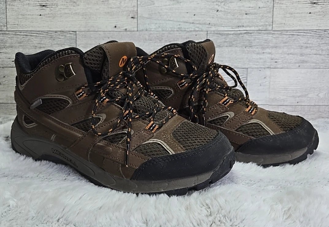 Merrell Moab 2 Mid Waterproof Hiking Boot Mens 5.5 Vented Camping Outdoor Shoe