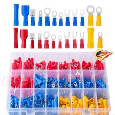 ELECTRICAL WIRE TERMINALS ASSORTMENT SET INSULATED CRIMP CONNECTORS 280/1200PCS