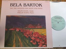 GS-255 Bartok The Two Sonatas for Violin & Piano / Phillip and Ralph Evans