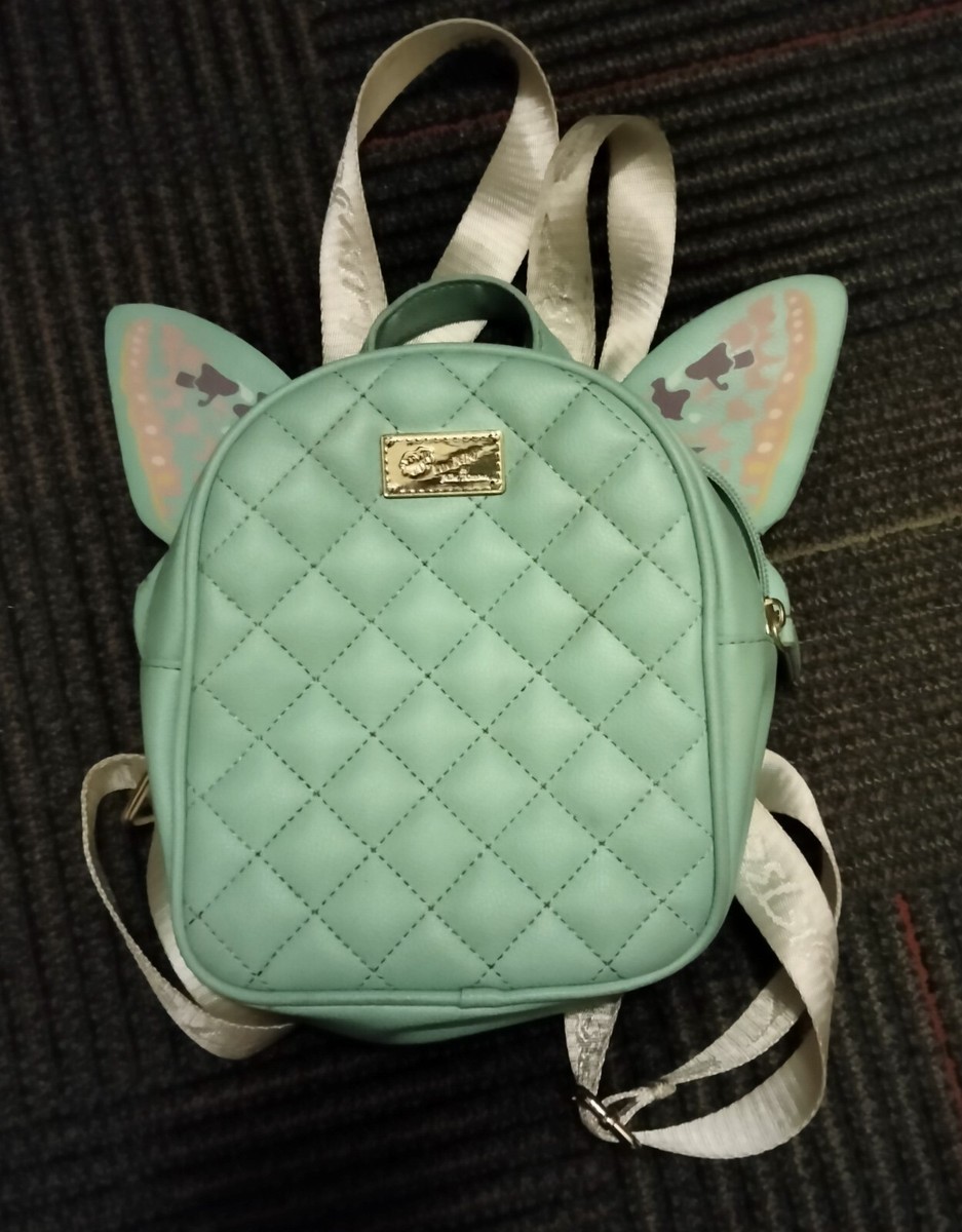 Mint color Betsey Johnson backpack like new BETSEY JOHNSON MINT GREEN BACKPACK | eBay main image 3