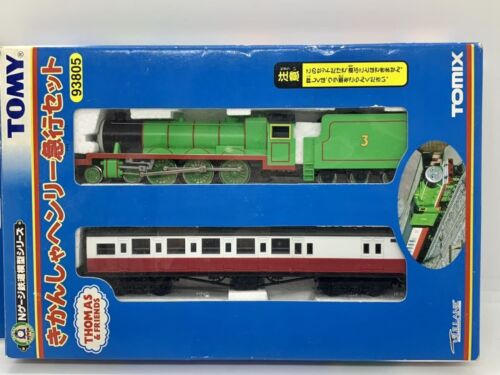 Thomas & Friends Henry Red EXPRESS COACH 93805 TOMIX N Scale TOMYTECH Motor OK - Picture 2 of 6