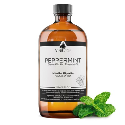 Bulk Essential Oil 16 oz Undiluted Essential Oil in Glass 100% Pure & Natural
