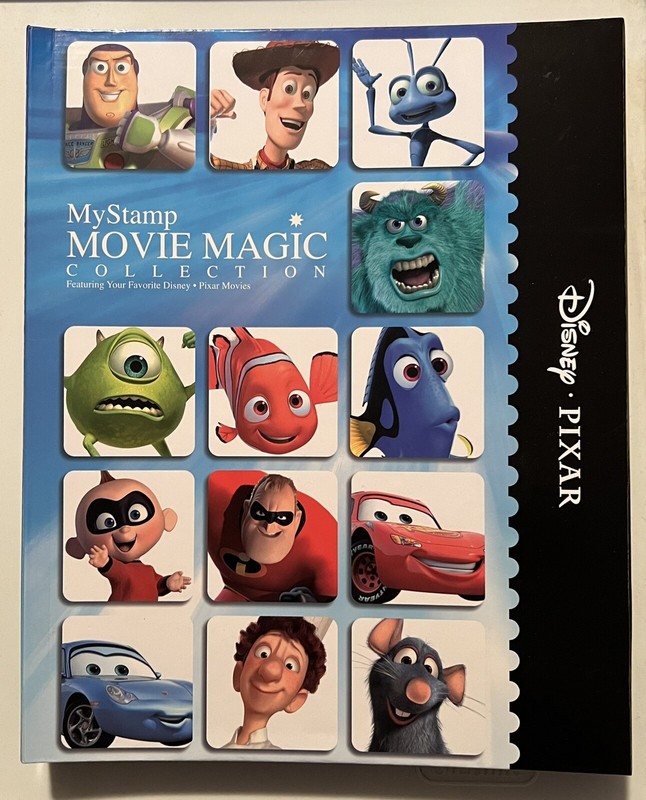 Singapore Disney Pixar stamps personalized sheets in original binder