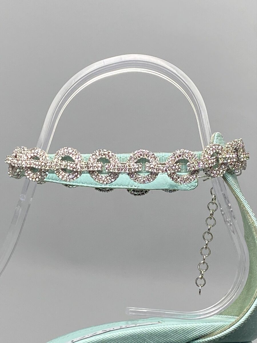 $1250 Aquazzura Love Link 105mm Embellished Sandals size 41 $1250 Aquazzura Love Link 105mm Embellished Sandals size 41