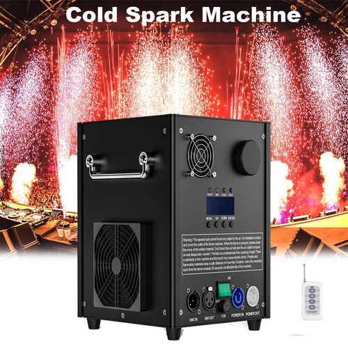 2x Sparkular Funkenmaschine Cold Spark Machine DMX Feuerwerk Party Bühnenlicht - Bild 29 von 29