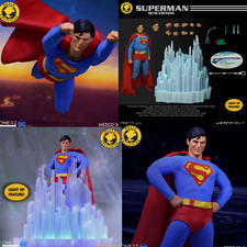 Pre! Mezco 1978 Movies Superman Christopher Reeve 1/12 Action Figure Collection