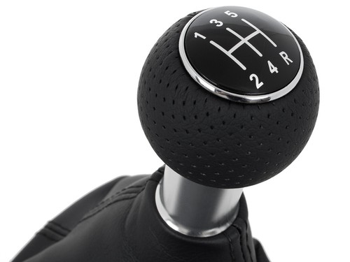 POMELLO LEVA CAMBIO NERO / CROMO 6+R - 22MM PER VW GOLF MK4 IV 97-06