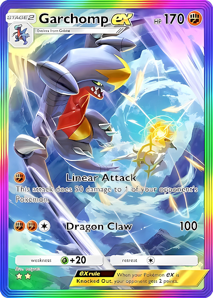 GARCHOMP HOLO FULL ART POKEMON TCG POCKET READ DESCRIPTION