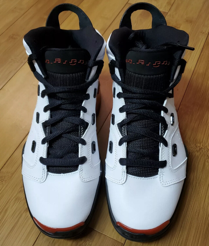 Nike Air Jordan 6-17-23 White/Red/Black 428818-100 Sz 4.5Y = 6