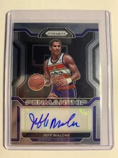 Jeff Malone 2021-22 Panini Prizm Penmanship #PM-JML Auto 