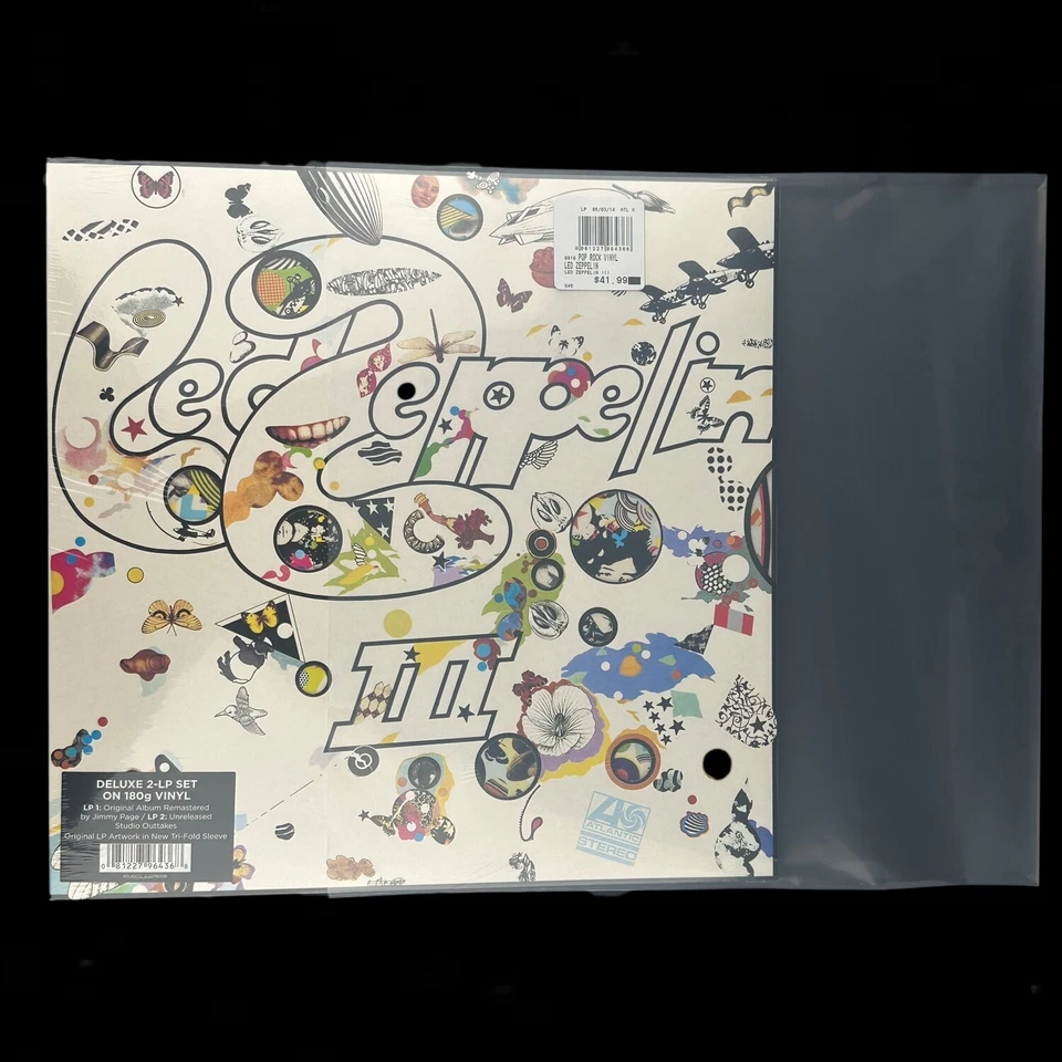100 Clear Plastic LP Outer Sleeves 3 Mil HIGH QUALITY Vinyl Record Album Covers Foto 2 de 4