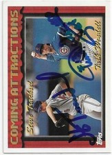 TURK WENDELL STEVE TRACHSEL Autographed Signed 1994 Topps card #778 Chicago Cubs