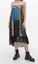 Urban Outfitters Kimchi Blue Mae Patchwork Midi Dress