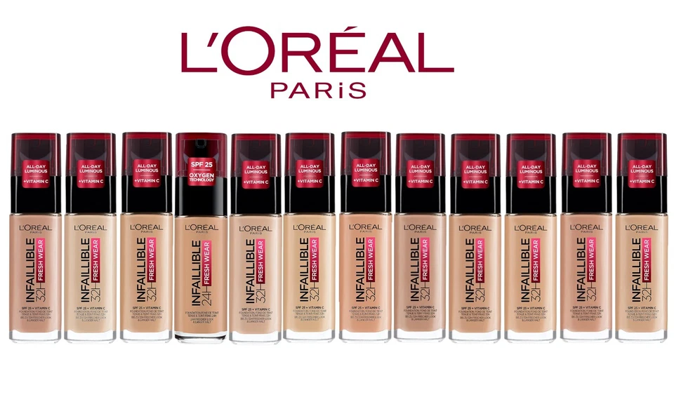 L'Oreal Paris Infaillible 32H Fresh Wear Foundation 30ml