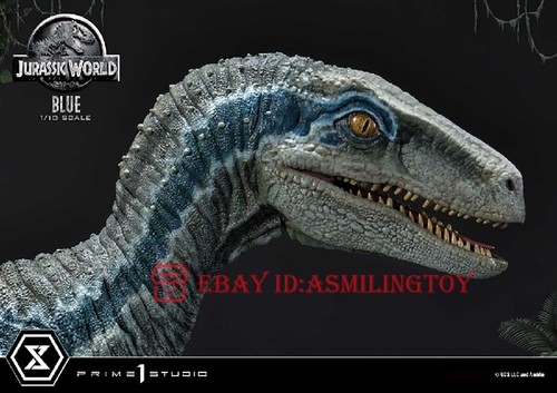 Estatua de dinosaurio azul jurásico Prime 1 Studio PCFJW-03 1/10 en stock - Imagen 7 de 10