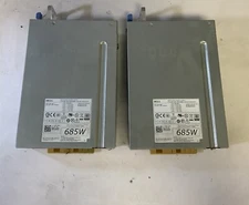 (Lot of 2) DELL F685EF-00 Switching Power Supply with 685W, 2XCooling Fans "A6C"
