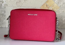 Michael Kors Jet Set Item East West Shoulder Crossbody Bag Dark Raspberry