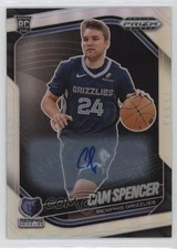 2024-25 Panini Prizm Black Silver Prizm Auto Cam Spencer #218 Rookie Auto RC