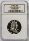 1962 Proof Franklin Half Dollar NGC PF68 Ultra Cameo