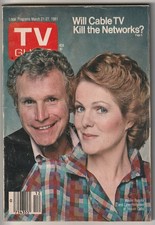 TV GUIDE (March 21-27, 1981) WAYNE ROGERS and LYNN REDGRAVE of HOUSE CALLS