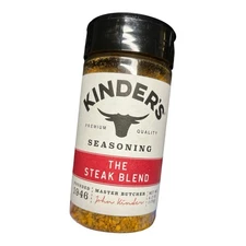 Kinder's Seasoning 6.2 oz – THE STEAK BLEND Spice BBQ Grilling Rub – BB 03/2028