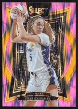 2025 Panini Select WNBA #10 Dearica Hamby Pink Flash Prizms