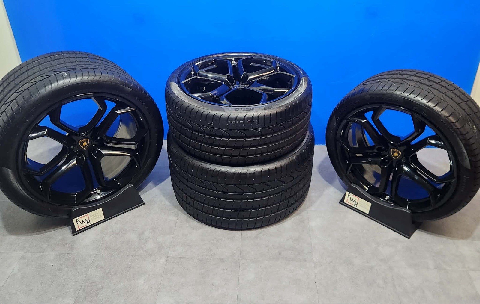 19" 20" LAMBORGHINI AVENTADOR LP700 Factory OEM   Black Wheels Rims Tires 💯💯💯