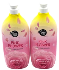 AEKYUNG  ROSE & CHERRY BLOSSOM PERFUME 2 BODY WASH, 40.57 FL. OZ. MADE IN KOREA