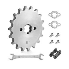 420 18T Motorcycle Front Engine Sprocket 17mm Compatible with 50cc 70cc 90cc 110