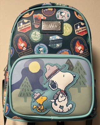 Peanuts Beagle Scout Snoopy & Woodstock Backpack Park Exclusive NWT