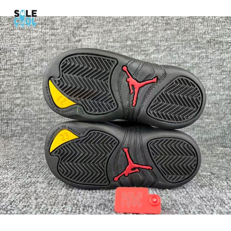 Nike Air Jordan 12 Retro XII Taxi 2025 Black White TD Toddler