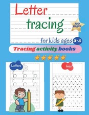 Letter tracing for kids ages 3-5: Tracing activity book for preschoolers : l...