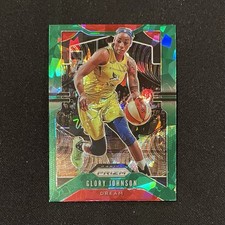 2020 Panini Prizm WNBA Glory Johnson Green Ice #56 Atlanta Dream Fanatics SP