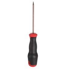 T6 Torx Screwdriver 6.3" Magnetic Screwdrivers S2 Alloy Steel, Red Brown