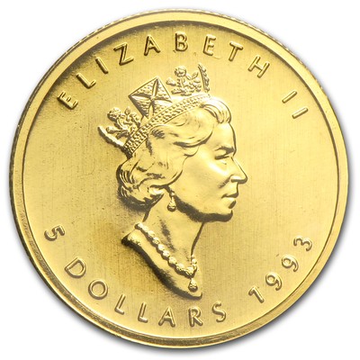 1993 Canada 1/10 oz Gold Maple Leaf BU | eBay