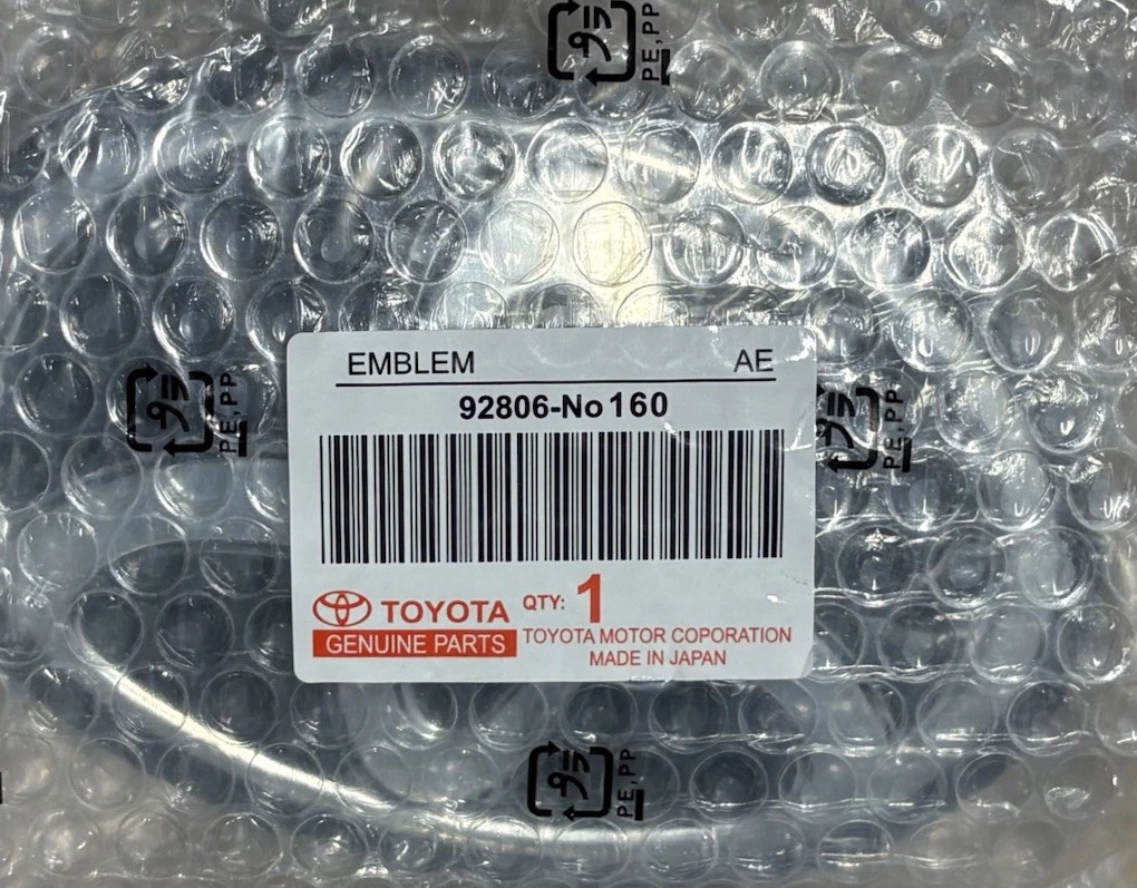 Genuine Toyota 92806-No160 EMBLEM photo 4