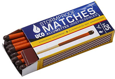 UCO Stormproof Matches, Waterproof and Windproof with 15 Second Burn Time - 2...