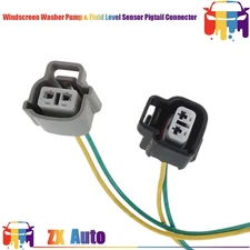 1PCS Windshield Washer Pump Connector & Fluid Level Sensor Connector Fits Toyota