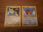 Pokemon Cards The First Movie Promo 1999 Pikachu & Dragonite Vintage