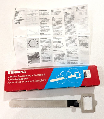 Bernina Vintage Circular Embroidery Device 001 772 7000 Genuine in Original Box