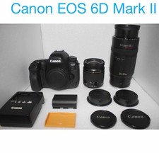 Canon EOS 6D Mark II DSLR Camera with Standard and Telephoto Lens Set