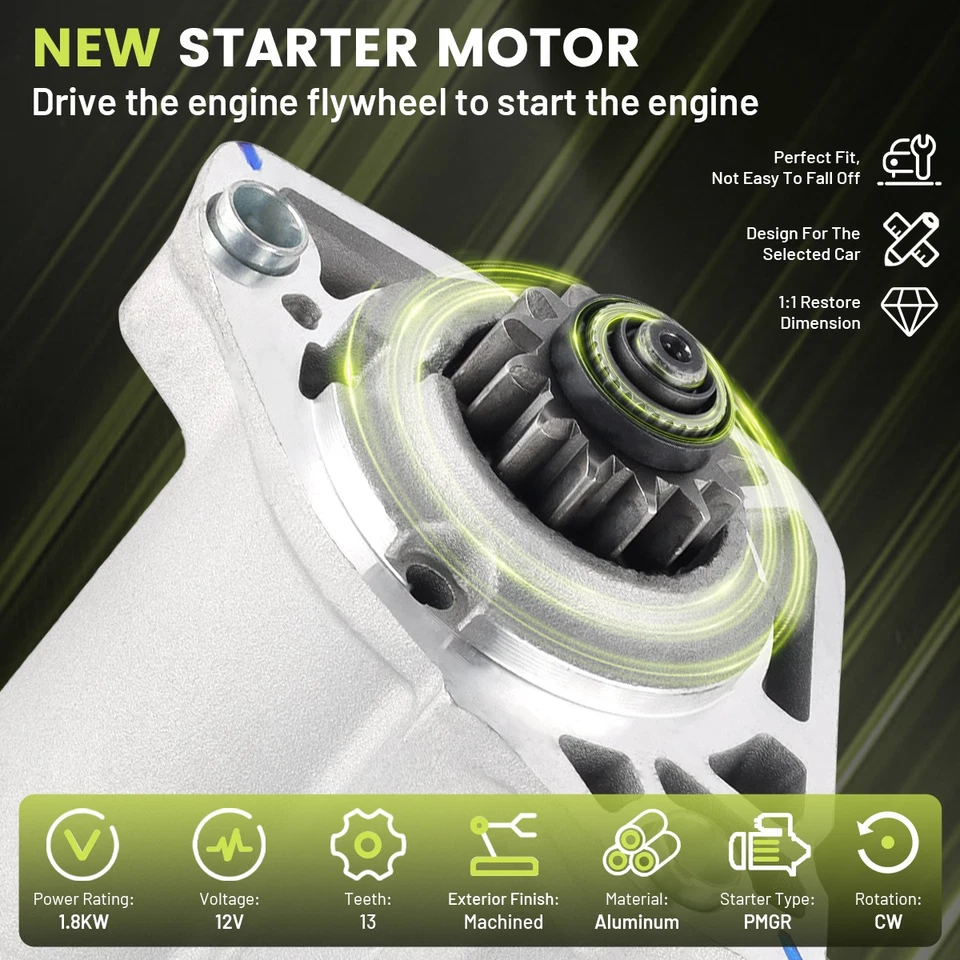 Starter for 2005-2019 Nissan Frontier 2005-12 Pathfinder 05-15 Xterra 4.0L 17942 - Изображение 4 из 4