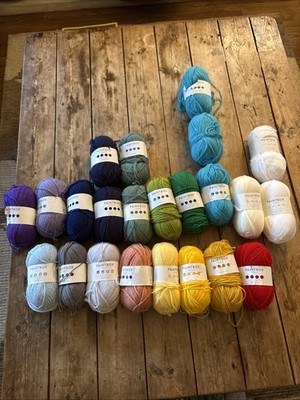 Paint Box Yarn Skeins Pick Your Palette - Lot Of 23 Skeins 100g  each
