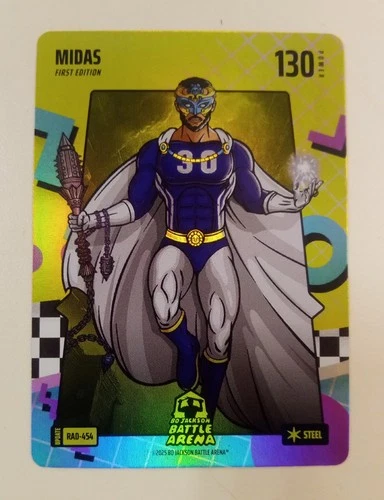 Bo Jackson Battle Arena MIDAS STEPH CURRY 80's Rad Battlefoil Steel #RAD454 NM