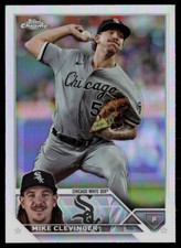 MIKE CLEVINGER 2023 TOPPS CHROME UPDATE REFRACTORS CHICAGO WHITE SOX #USC12
