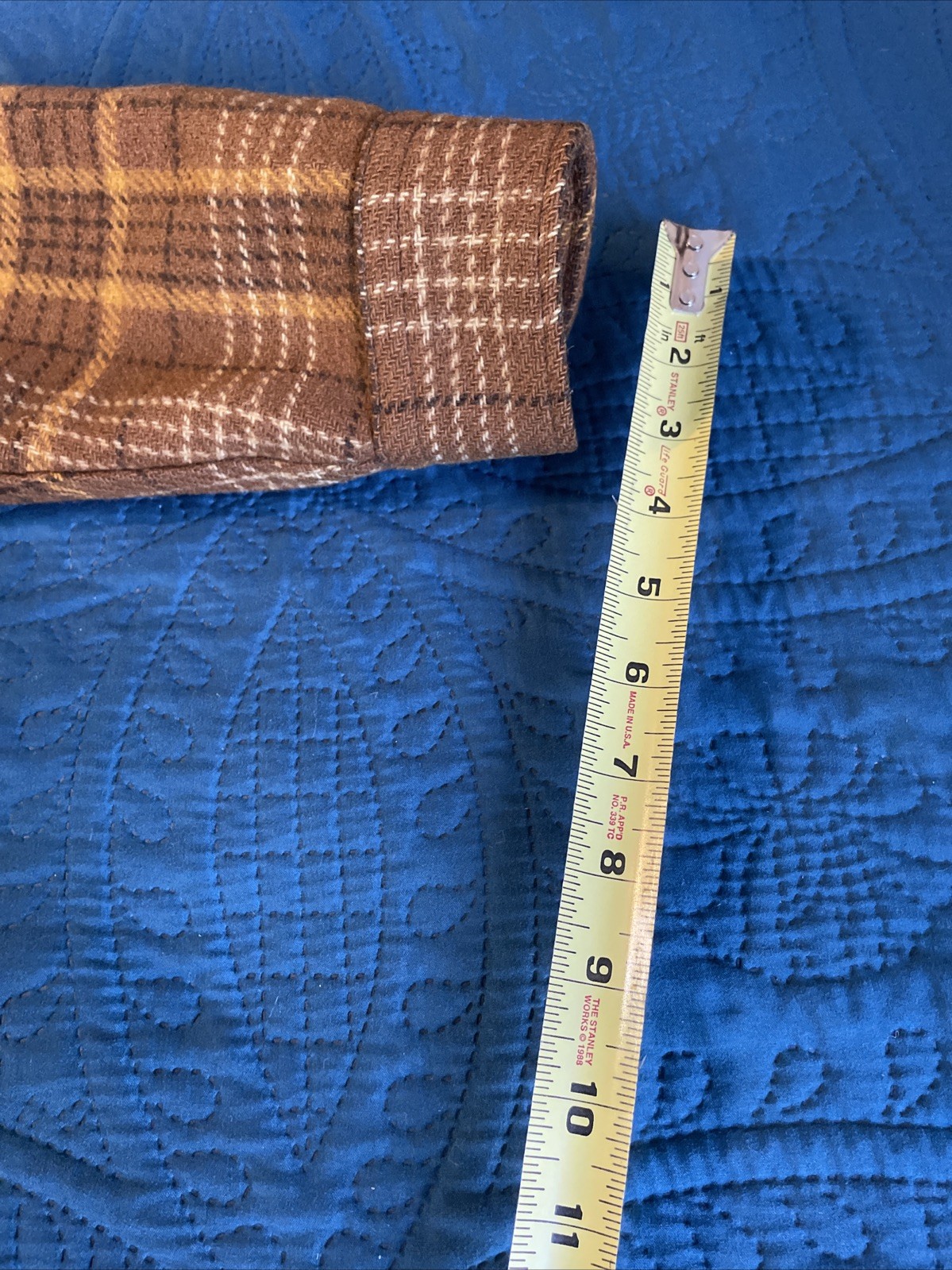 Pendleton Wool Shirt Long Sleeve Medium Gold Brow… - image 17